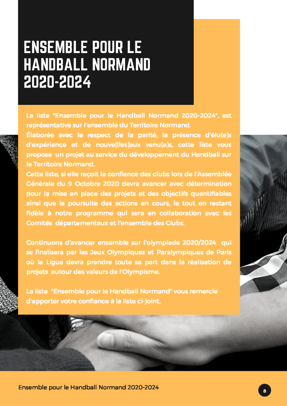 Ambitions 2024 handballnormandie